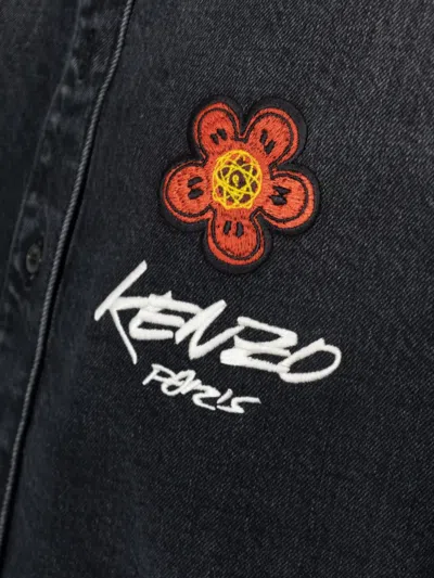 Kenzo X Futura 2000 Embroidery In Blue