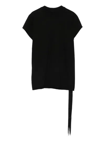 Rick Owens Drkshdw Level Organic Cotton T-shirt In Black