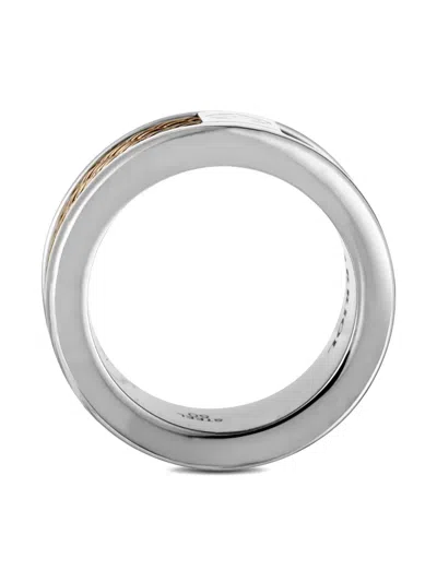 Pre-owned Charriol Forever Cable Ring In Brown