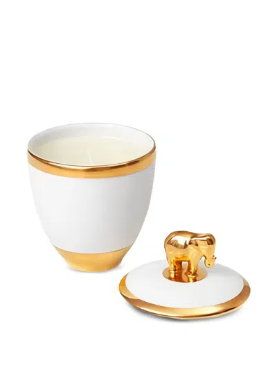 L'objet Elephant-shaped Lid Candle In White