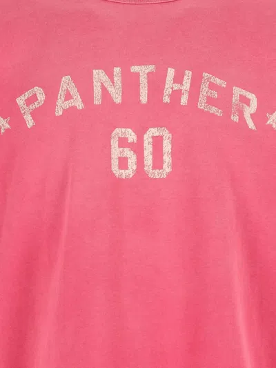 Valentino Graphic Print Cotton T-shirt With Short Sleeves In Red