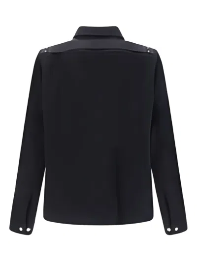 Rick Owens Concordians Zipped Hoodie In Black