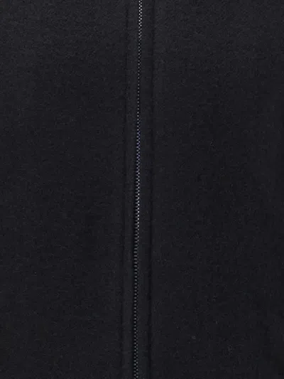 Rick Owens Concordians Zipped Hoodie In Black