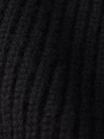 Prada Wool-cashmere Drawstring Balaclava In Black