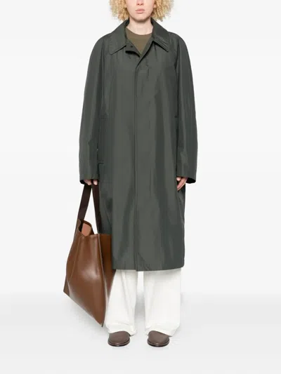 Sofie D'hoore Buttoned Patch-pocket Coat In Black