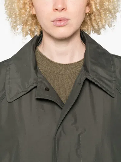 Sofie D'hoore Buttoned Patch-pocket Coat In Black