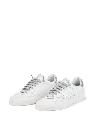 P448 Bali Perforated Leather Sneakers In Yellow