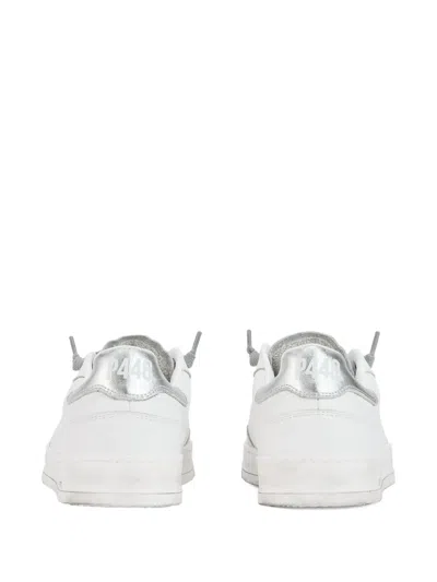 P448 Bali Perforated Leather Sneakers In Yellow