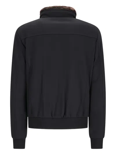 Moorer Beautiful Cashmere And Silk Bomber Jackets In Black