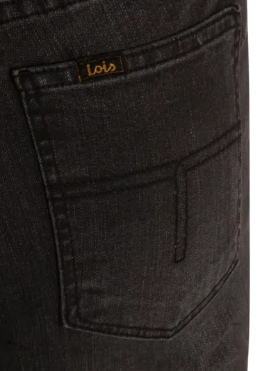 Lois Jeans High-waisted Jeans In Black