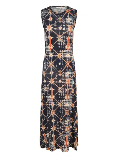 Ulla Johnson Orla Sleeveless Midi Dress In Phoenix In Multi