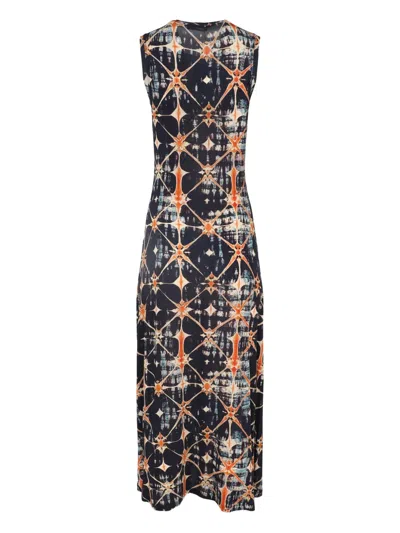 Ulla Johnson Orla Sleeveless Midi Dress In Phoenix In Multi