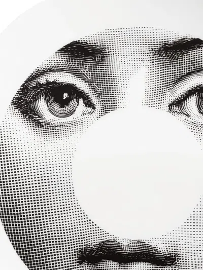Fornasetti Tema E Variazioni N.63 Plate In White