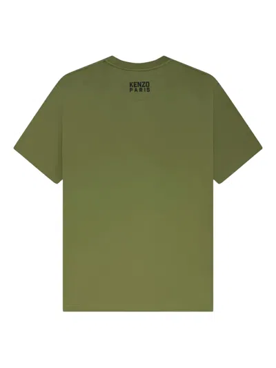 Kenzo Cotton T-shirt In Green
