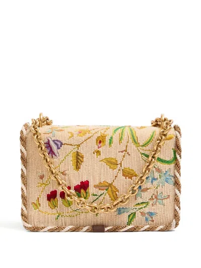 Valentino Garavani Vain Small Embroidered Shoulder Bag Woman Multicolour Uni