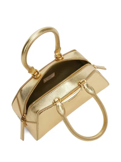 Givenchy Antigona Mini Top-handle Bag In Mirror Laminated Leather In Gold