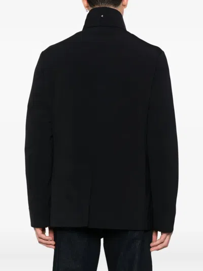 Montecore Double-breasted Zip-up Jacket In Blue