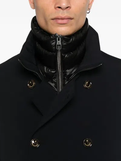 Montecore Double-breasted Zip-up Jacket In Blue