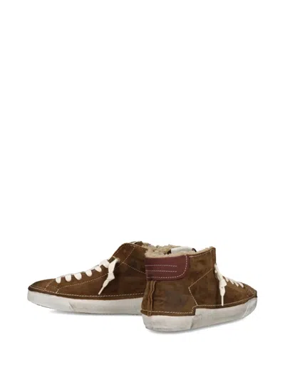 Philippe Model Casual Low Top Sneakers With Contrast Stitching In Brown