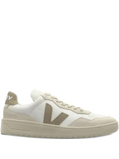Veja Sneakers V-90 Ot White Taupe In White