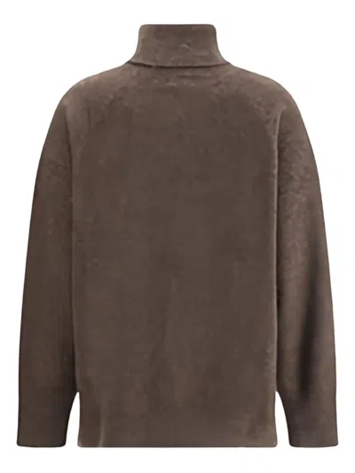 P.a.r.o.s.h P. A.r. O.s. H. Turtleneck Sweater In Brown