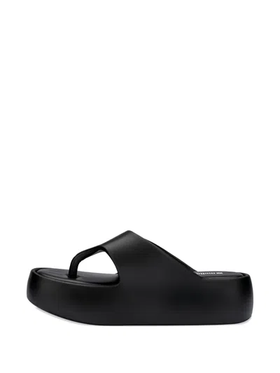 Melissa Platform Slides In Black