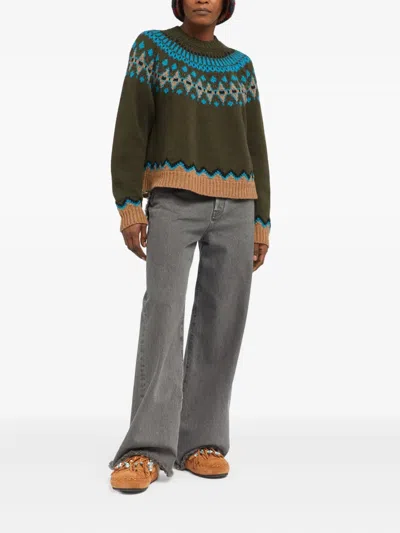 SWEET WINTER 费尔岛式图案羊毛毛衣