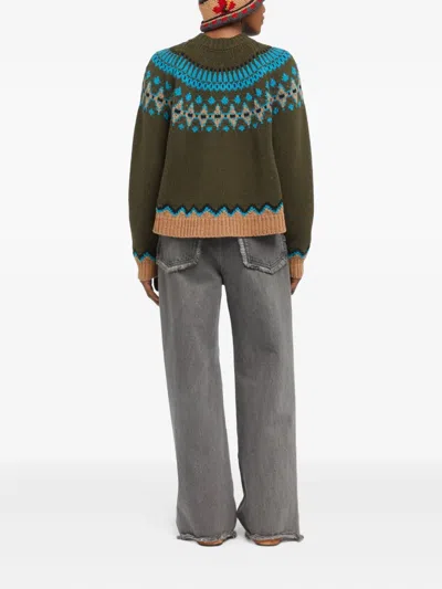 SWEET WINTER 费尔岛式图案羊毛毛衣