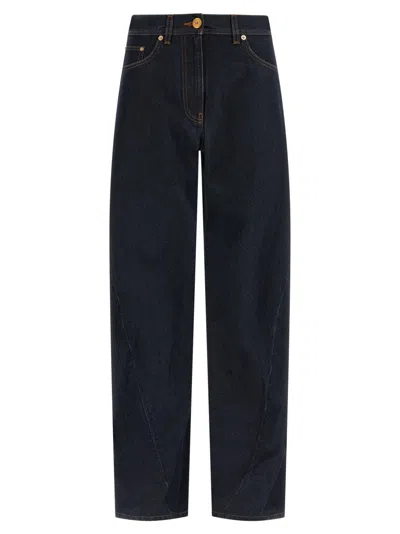 Versace Soft Wash Jeans In Blue