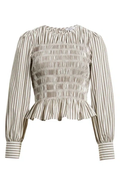 Rails Tabi Smocked Peplum Top In Multi
