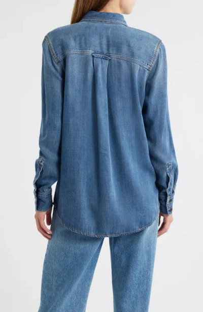 Rails Atticus Denim Button-up Shirt In Blue