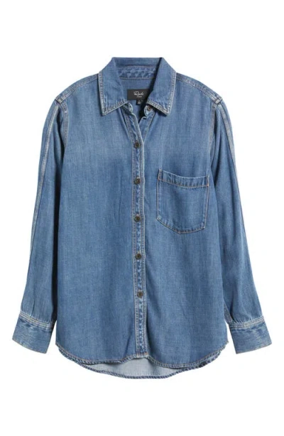 Rails Atticus Denim Button-up Shirt In Blue