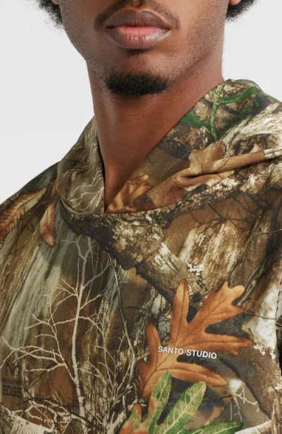 Santo Studio X Realtree Edge Camo Hoodie In Multi