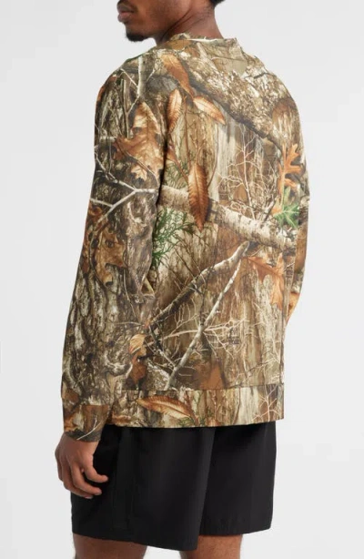 Santo Studio X Realtree Edge Camo Long Sleeve T-shirt In Multi