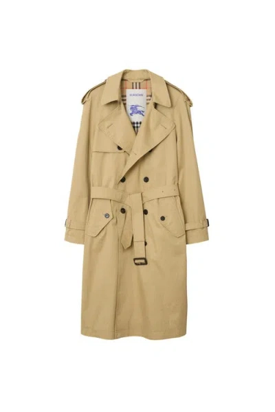 Burberry "highbury" Trench Coat In Green