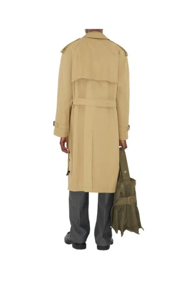 Burberry "highbury" Trench Coat In Green