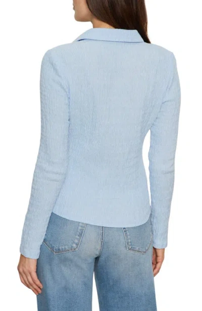 Sanctuary Women's Long Sleeve Textured Top In Blue