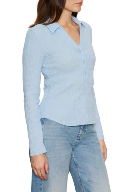 Sanctuary Women's Long Sleeve Textured Top In Blue