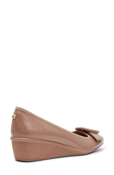 Anne Klein Women's Wyatt Buckle Wedge Pumps In Neutral