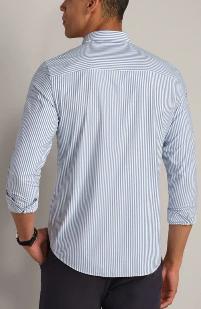 Rhone Commuter Slim Fit Button-up Shirt In Blue