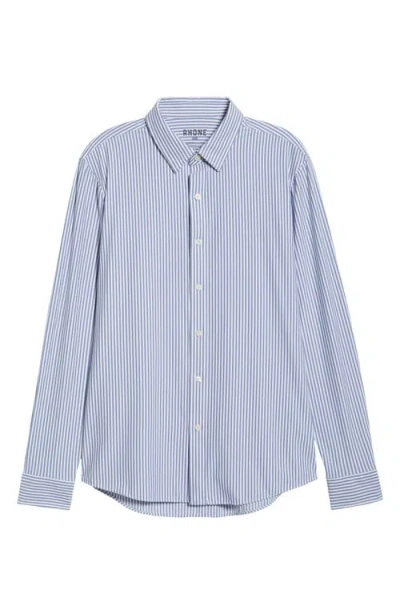 Rhone Commuter Slim Fit Button-up Shirt In Blue