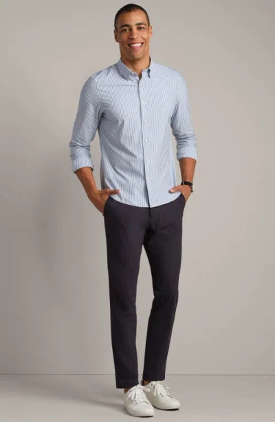 Rhone Commuter Slim Fit Button-up Shirt In Blue