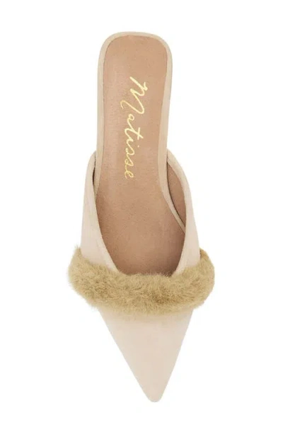 Matisse Kellan Pointed Toe Mule In Neutral