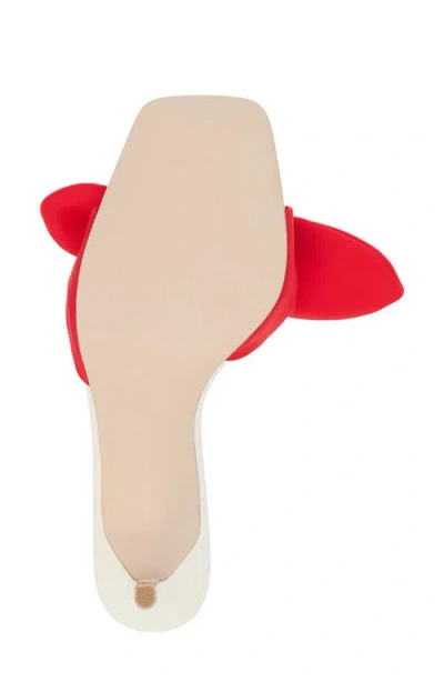 Coconuts By Matisse Uptown Bow Heeled Sandals In Red