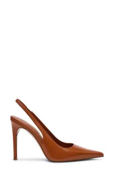 Steve Madden Reyes Pointed Toe Slingback Sandal In Brown