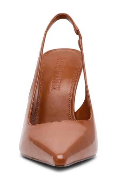 Steve Madden Reyes Pointed Toe Slingback Sandal In Brown