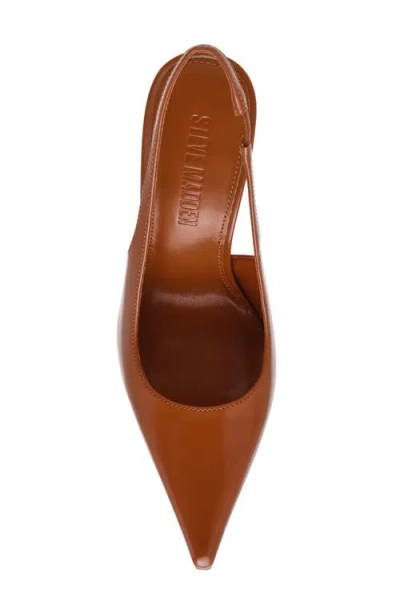 Steve Madden Reyes Pointed Toe Slingback Sandal In Brown