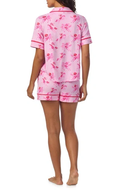 Room Service Pjs Print Short Pajamas In Multi
