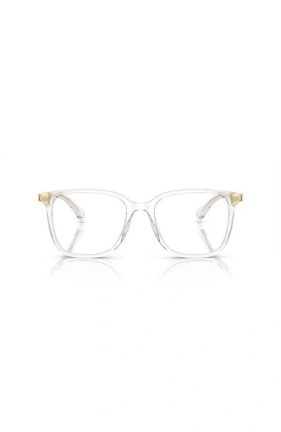 Ralph 52mm Rectangle Optical Glasses In Gold
