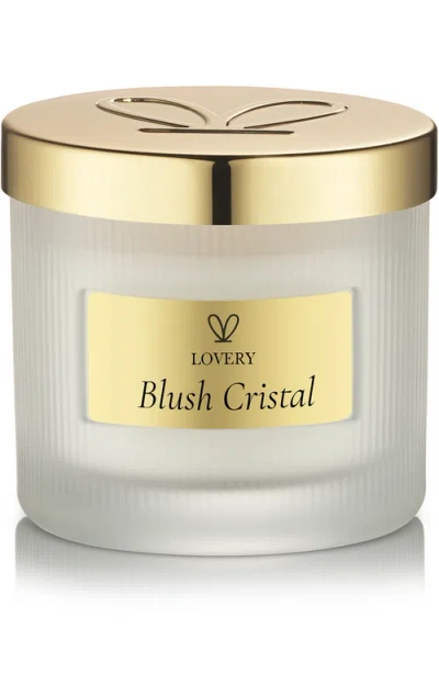 Lovery Blush Cristal Luxury Scented Soy Candle In Gold